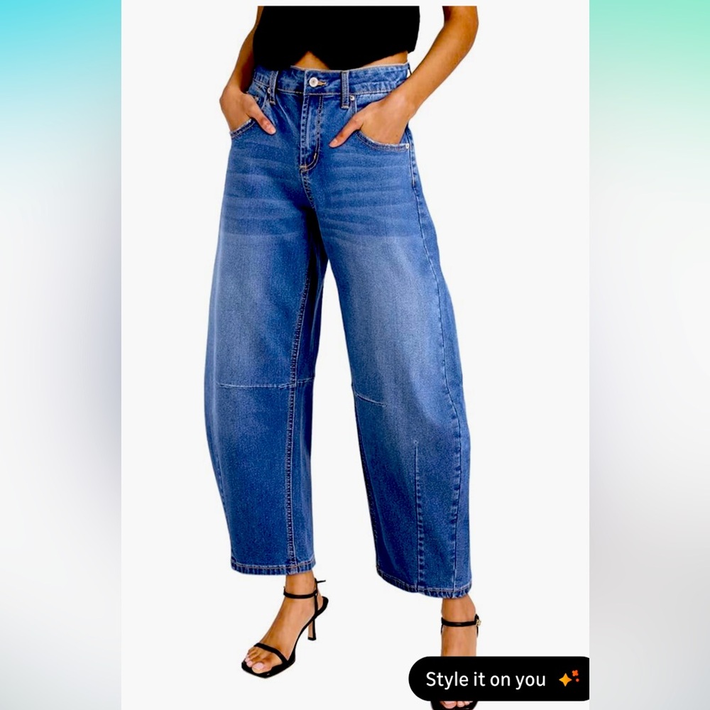 Bell Baggy Wide Leg Jeans